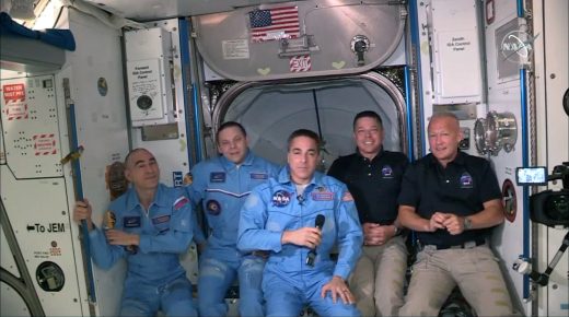 SpaceX’s pioneering astronauts board the International Space Station