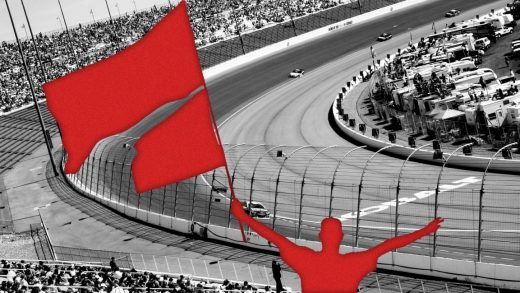 This hilarious parody of an angry NASCAR fan races through a lot of hypocrisy