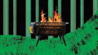This portable firepit is the ultimate backyard accessory for city dwellers—and great for campers, too