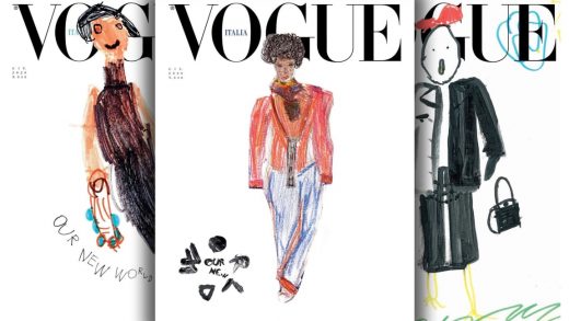 Vibrant kids drawings grace the June cover of ‘Vogue’ Italia to illustrate ‘Our New World’