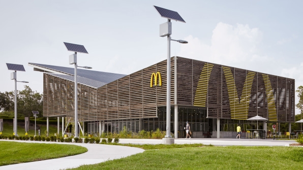 At this new net-zero energy McDonald’s, on-site solar provides 100% of the power | DeviceDaily.com