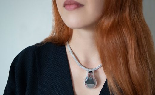 NASA made a necklace that reminds you not to touch your face