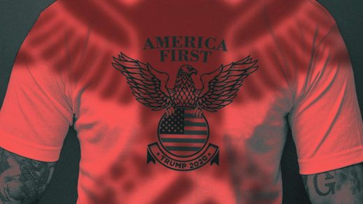 New Trump campaign tee says America First, but Nazi symbol is front and center