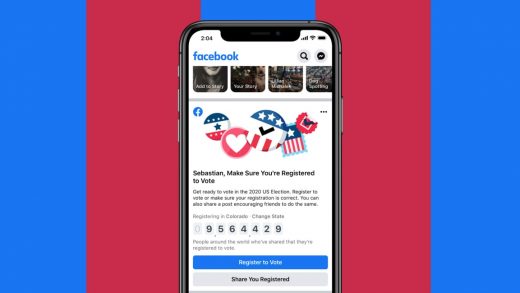 The problem with Facebook’s plan to sign up 4 million voters