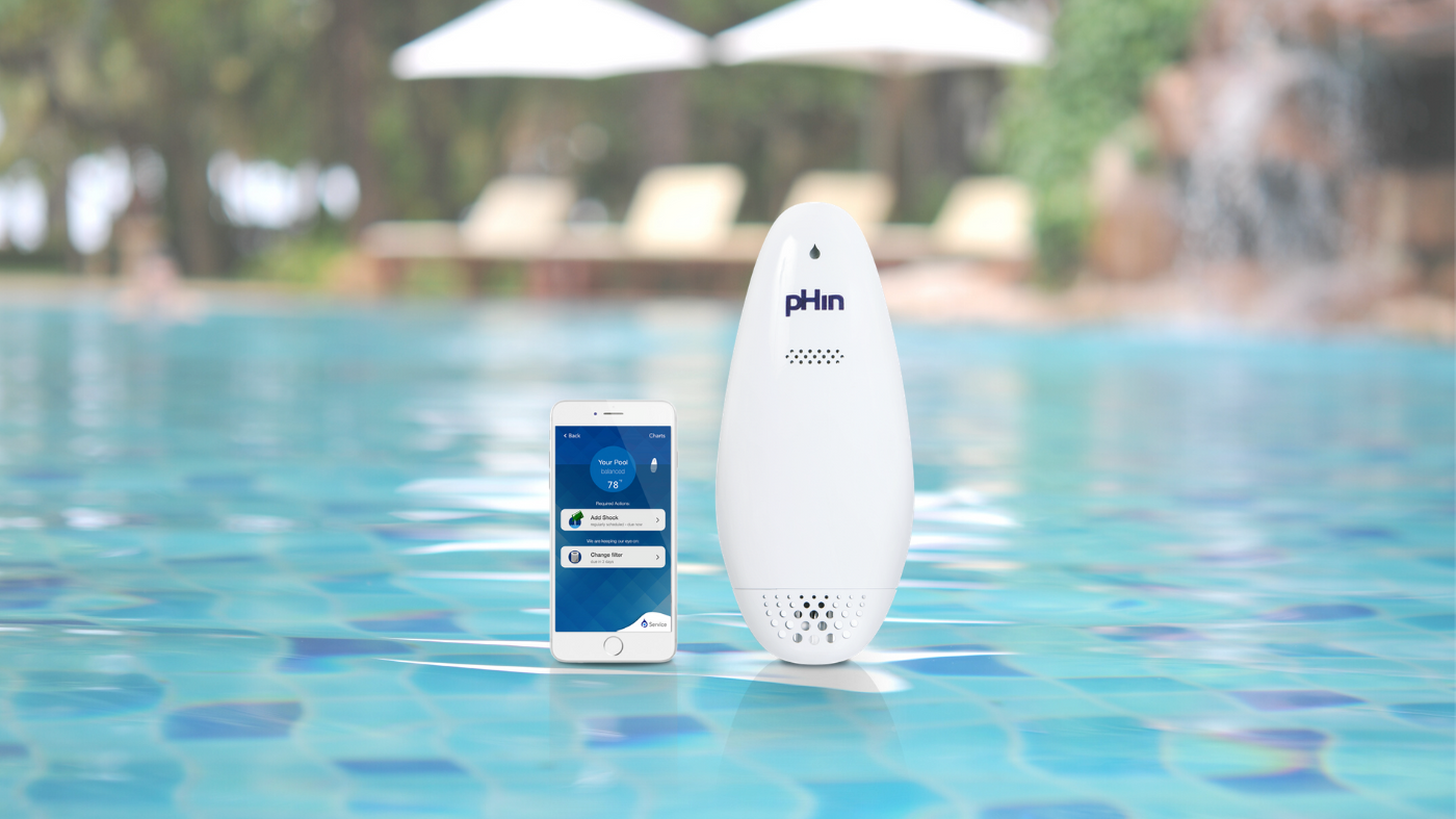 pHin: Smart Pool and Hot Tub Care and Water Monitor | DeviceDaily.com pHin: Smart Pool and Hot Tub Care and Water Monitor | DeviceDaily.com