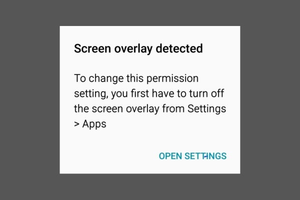 How to Turn Off Screen Overlay Detected in Android | DeviceDaily.com