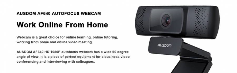 AUSDOM AF640 Webcam: Plug and Play Capability on a Budget | DeviceDaily.com