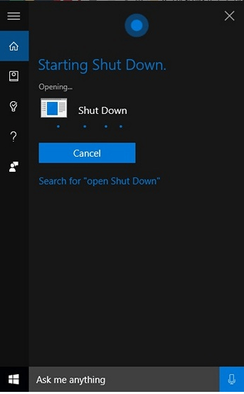 How to Restart or Shut down Windows 10 PC Using Cortana | DeviceDaily.com