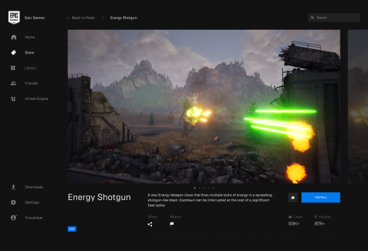 Epic Games Store adds support for community-made mods