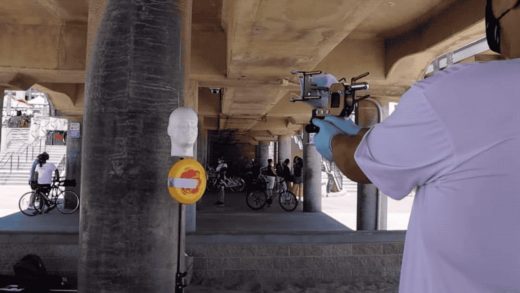 This mask-shooting gun solves the American problem of not wearing masks