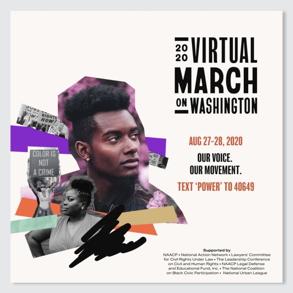 See the powerful new branding of this year’s virtual March on Washington | DeviceDaily.com