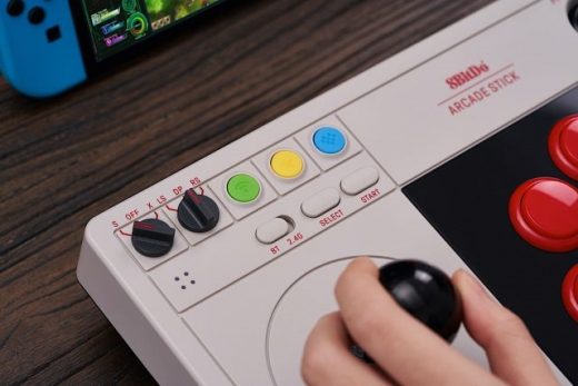 8BitDo is making a customizable arcade stick for Switch and PC players