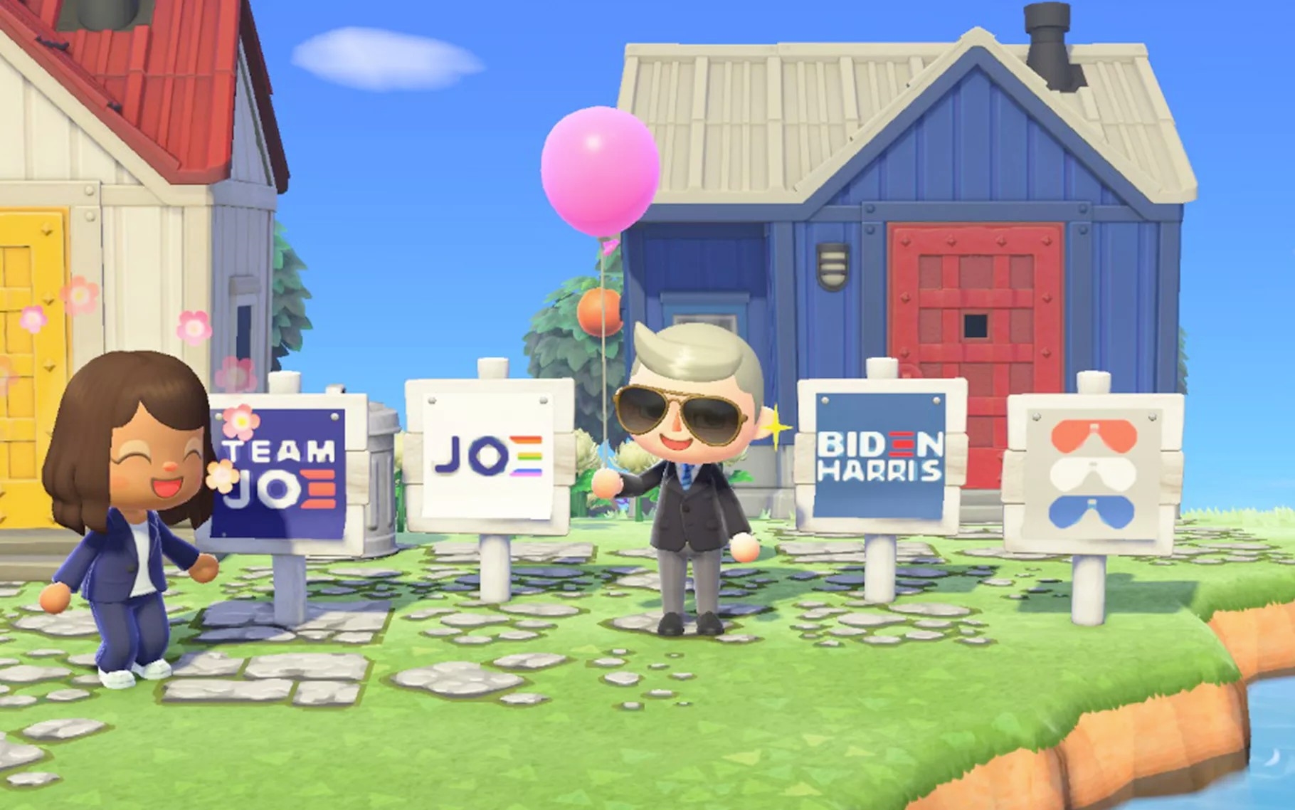 Joe Biden's team brings official campaign signs to 'Animal Crossing' | DeviceDaily.com