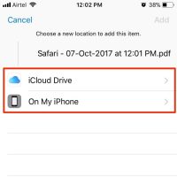 How to Save a Webpage as PDF in iOS 11