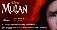Disney+ confirms subscribers will get ‘Mulan’ on December 4th