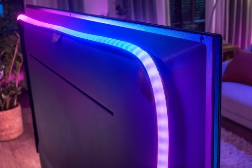 Each LED in the new Philips Hue lightstrip can match different colors on your TV
