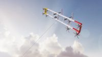 These kites generate wind power by flying through the air