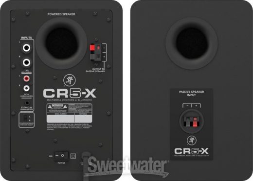 Mackie CR5-XBT 5″ Multimedia Monitors with Bluetooth: Studio-Quality Sound