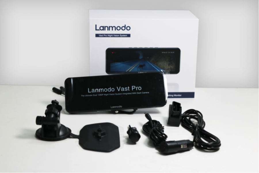 Lanmodo Vast Pro: Night Vision System Integrated with DashCam, Safely Driving Along with You | DeviceDaily.com