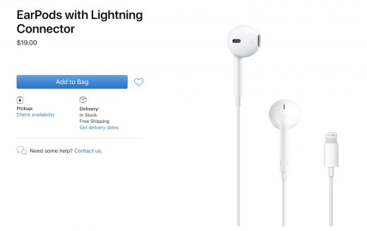 Apple cuts prices on EarPods and its iPhone power adapter by $10