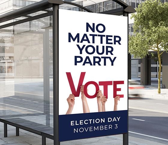 Political Advertisers Turning Back To No-Skip DOOH To Reach Voters | DeviceDaily.com