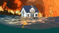 See how susceptible your home is to fires, floods, and other climate disasters