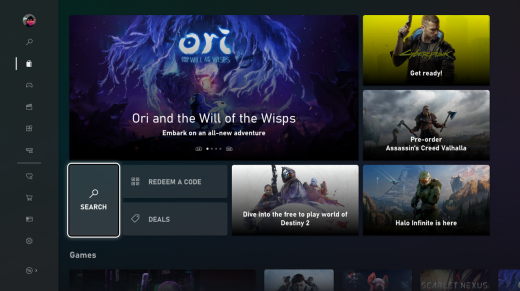 The Xbox’s redesigned Microsoft Store is now available to all