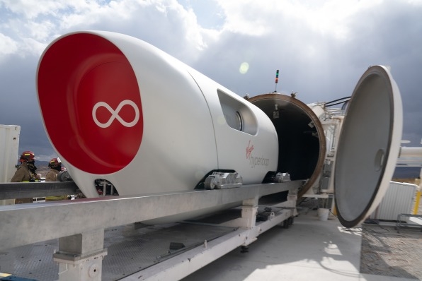 Passengers hopped aboard a Virgin Hyperloop for the first test run with humans | DeviceDaily.com