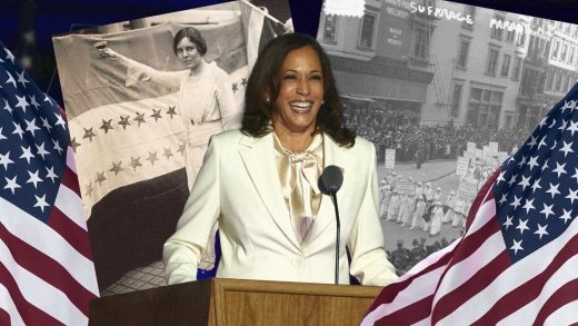 Kamala Harris’s white suit was a nod to the suffragists before her—but that’s only part of the story
