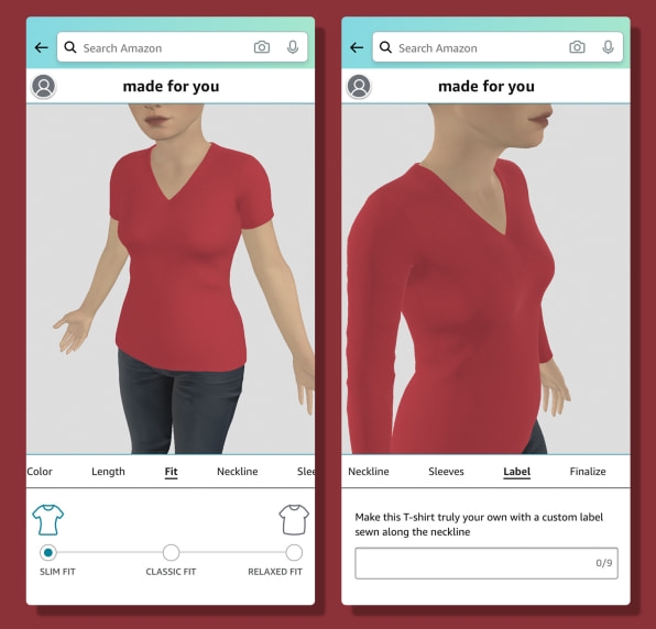 Amazon wants to scan your body to make perfectly fitting shirts | DeviceDaily.com