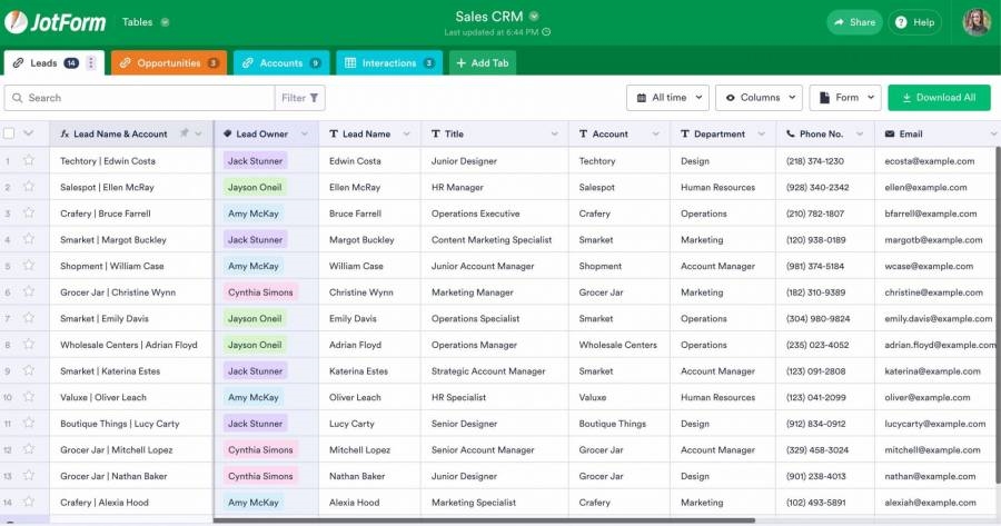 JotForm Tables: A New Collaboration Tool to Challenge Airtable and Google Tables | DeviceDaily.com