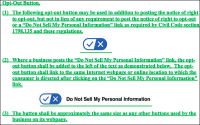 California Proposes Standards For Opt-Out Button