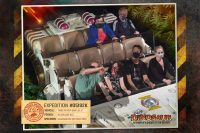 Disney World was adding digital face masks to guests in ride photos