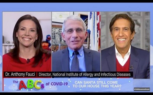 Dr. Fauci: Santa Received COVID-19 Vaccine Before Traveling Worldwide
