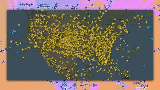 This flight map shows a shocking amount of Thanksgiving travel, despite CDC advice