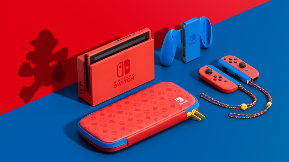 Nintendo's intensely red Mario-themed Switch will be available February 12th | DeviceDaily.com