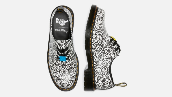 These Dr. Martens x Keith Haring boots will add a pop of playful punk to your life | DeviceDaily.com