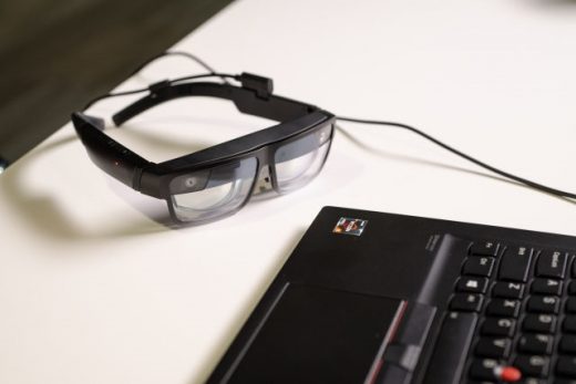 Lenovo’s ThinkReality A3 Smart Glasses can show up to five virtual displays