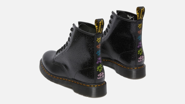 These Dr. Martens x Keith Haring boots will add a pop of playful punk to your life | DeviceDaily.com