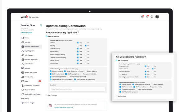 Now Yelp’s users get to report on COVID-19 safety measures | DeviceDaily.com