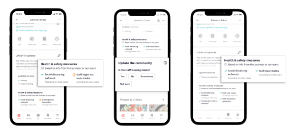 Now Yelp’s users get to report on COVID-19 safety measures | DeviceDaily.com