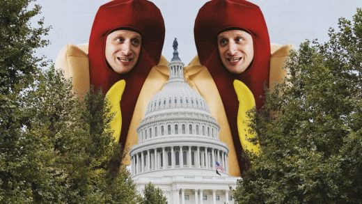 Why the Hot Dog Costume Guy meme perfectly captures the downfall of Trump