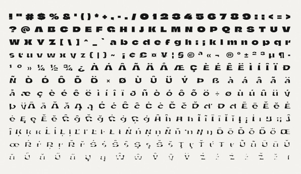 This chilling font visualizes Arctic ice melt | DeviceDaily.com