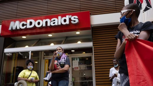 Fast food workers are striking for $15 an hour in 15 cities