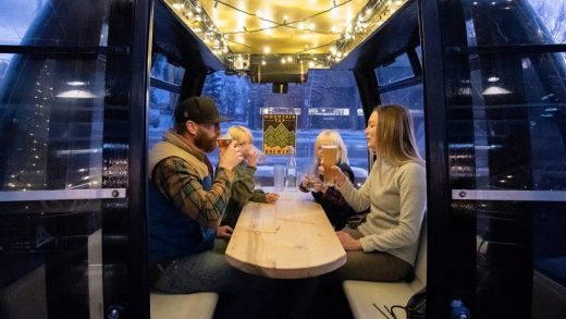 The latest outdoor dining craze? $20K ski gondolas