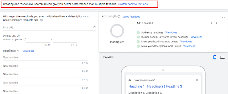 Responsive Search Ads Are the New Default in Google Ads: What You Need to Know | DeviceDaily.com