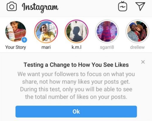 Instagram ‘unintentionally’ hid likes for more people today