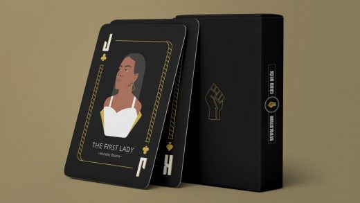 This beautifully designed deck of playing cards honors Black icons, from MLK Jr. to Oprah