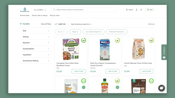 This grocery shopping site lets you filter online retailers by your values | DeviceDaily.com