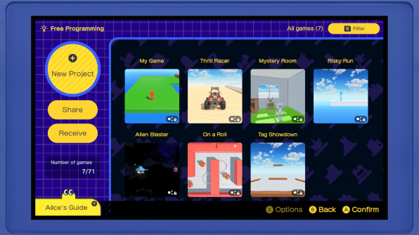 Nintendo’s Game Builder Garage teaches your kid to code | DeviceDaily.com